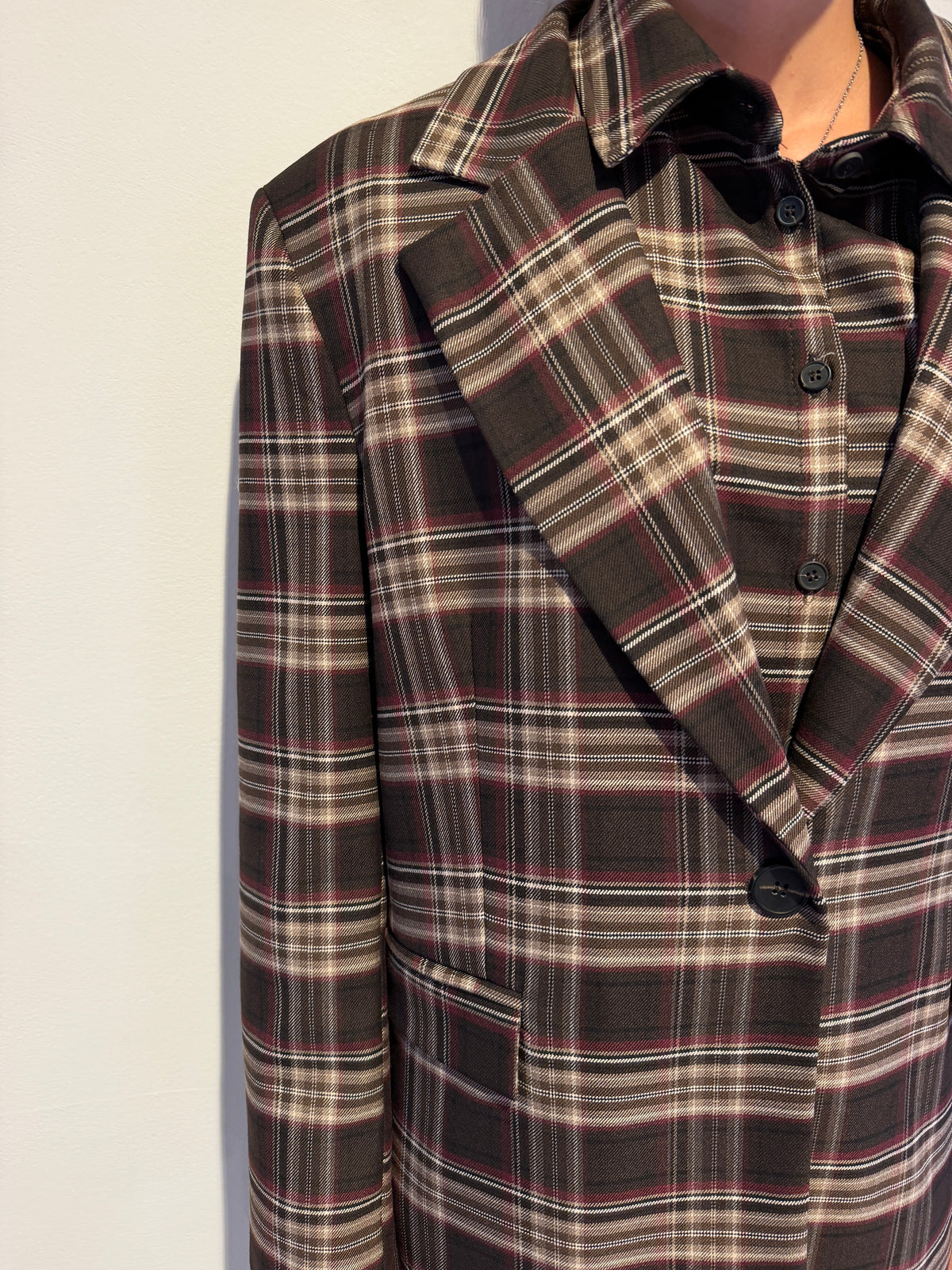 Giacca Tartan Testa di Moro - Motel