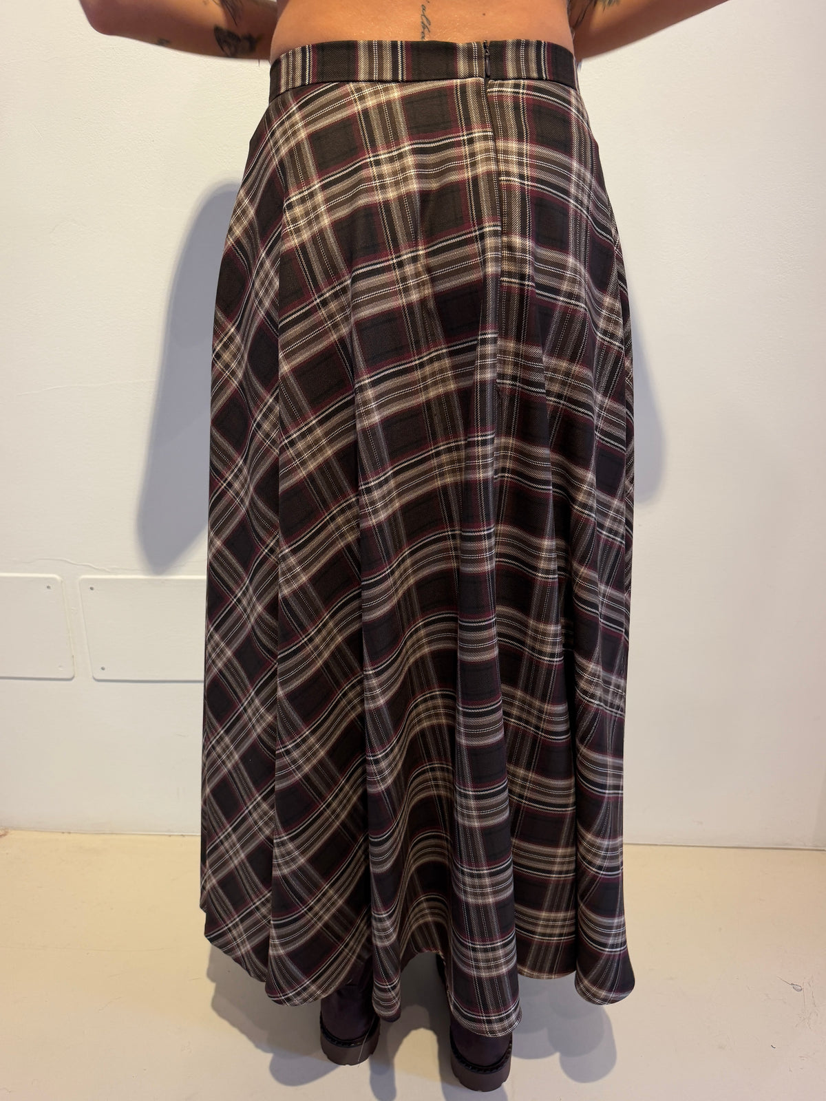Gonna Lunga Tartan Testa di Moro - Motel