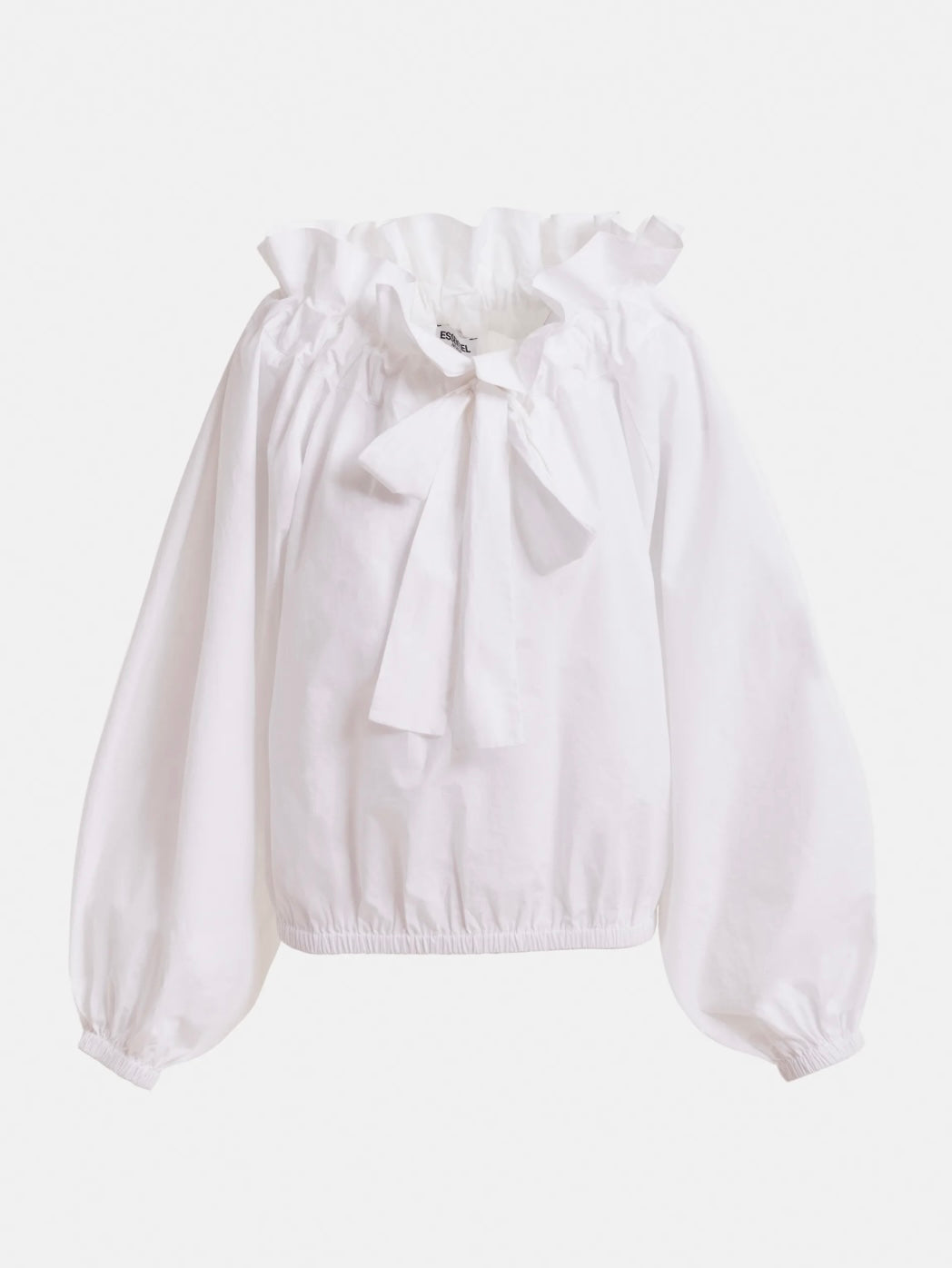 Top Bianco con Volant - Essentiel Antwerp