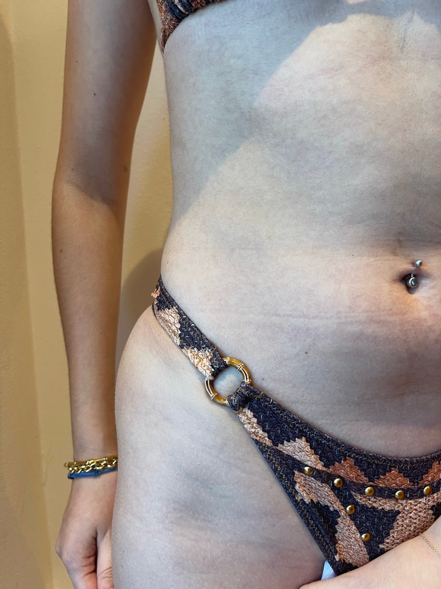 Bikini con Stampa Intreccio - Pin-up Stars