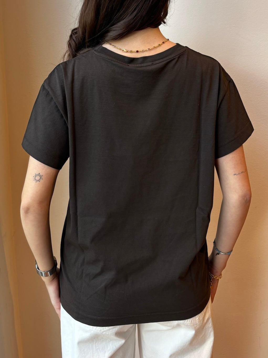 T-shirt Marrone Scuro - Motel