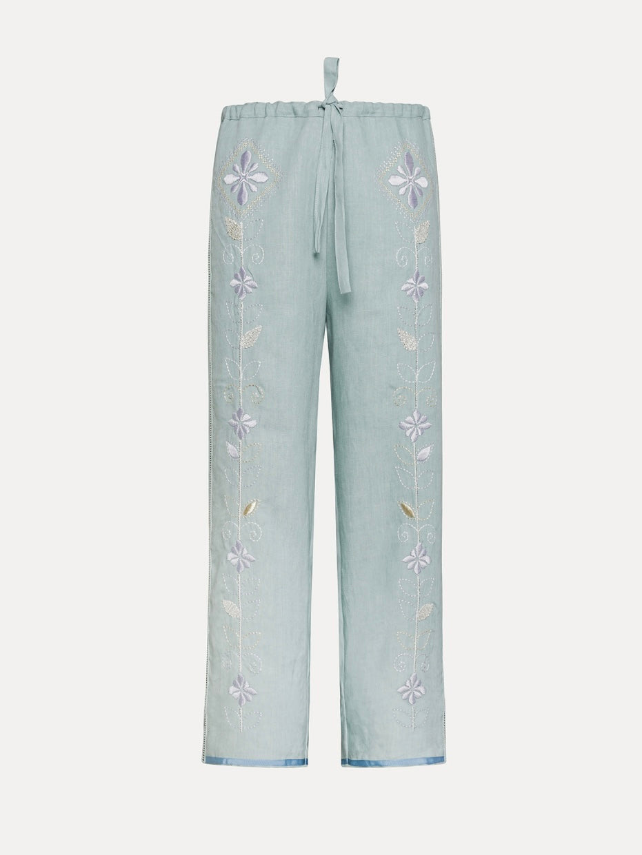 Pantaloni con Ricamo - Forte Forte