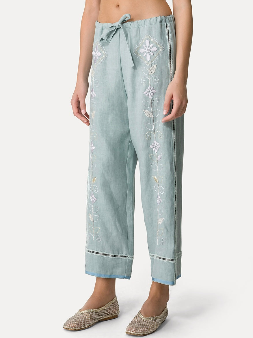 Pantaloni con Ricamo - Forte Forte