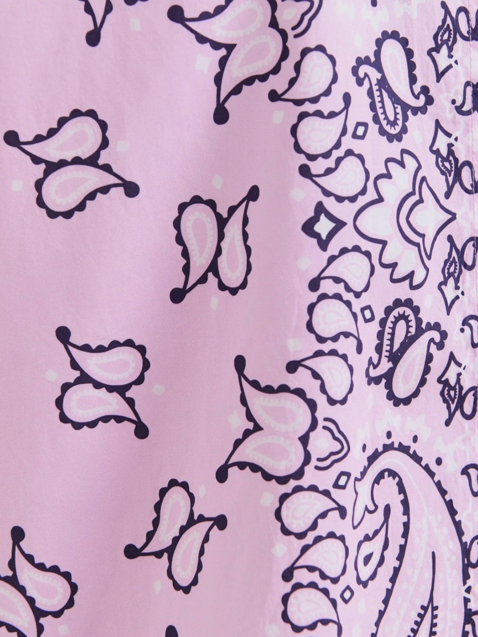 Camicia Lilla con Stampa Bandana - Essentiel Antwerp