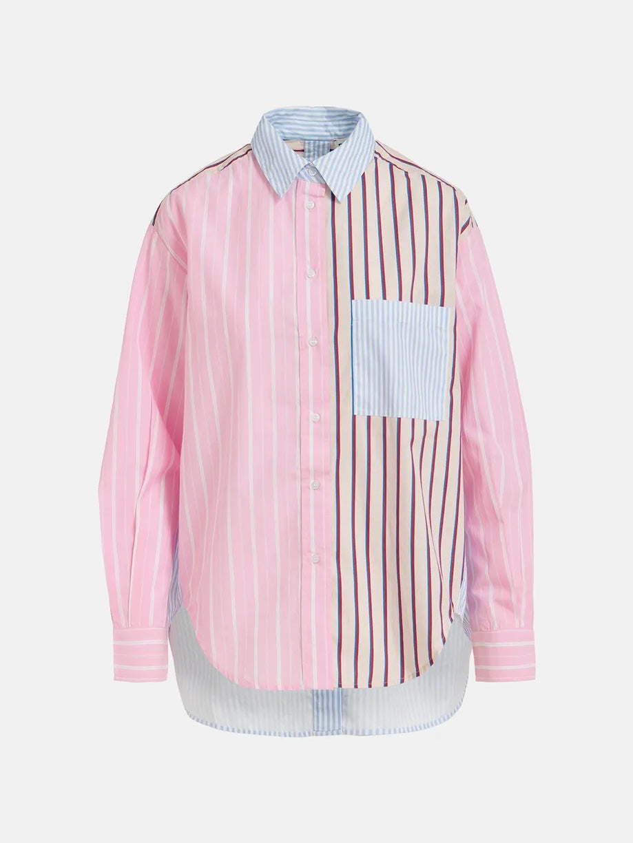 Camicia in Cotone a Righe Colorate - Essentiel Antwerp