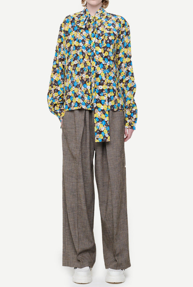 Camicia in Seta con Stampa Floreale - Plan C