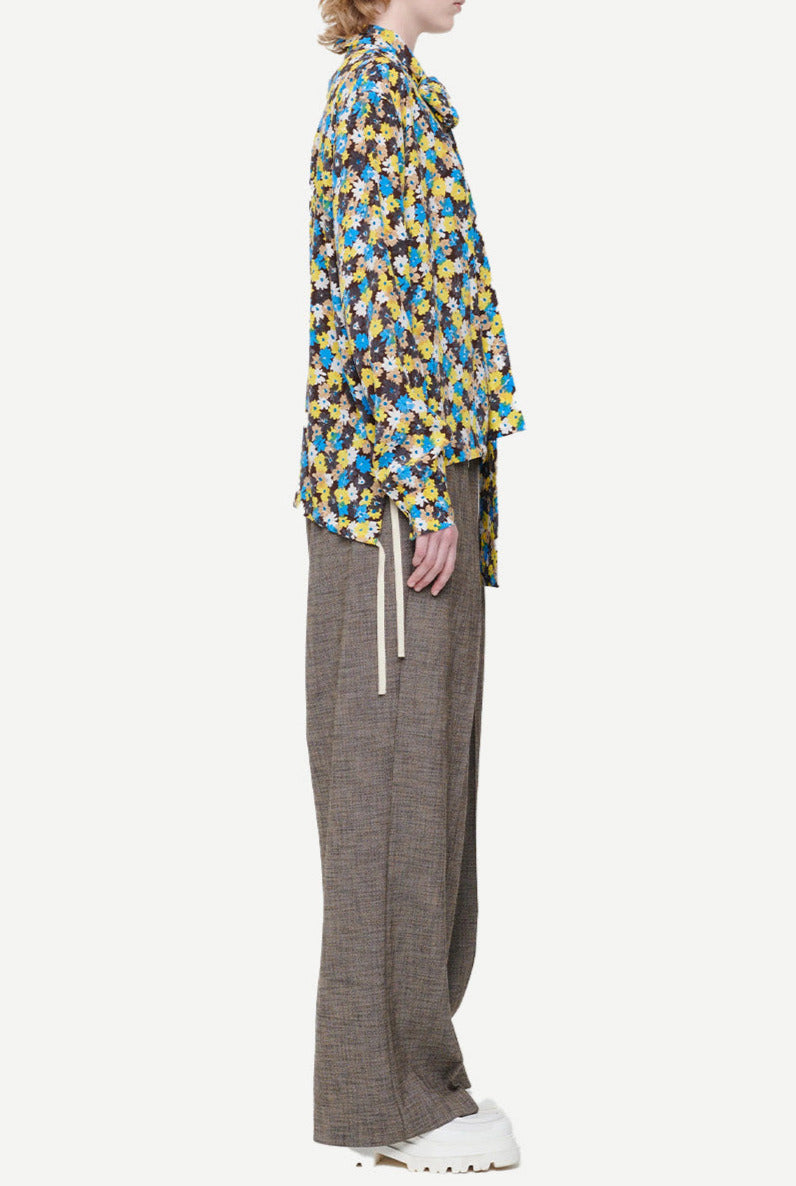 Camicia in Seta con Stampa Floreale - Plan C