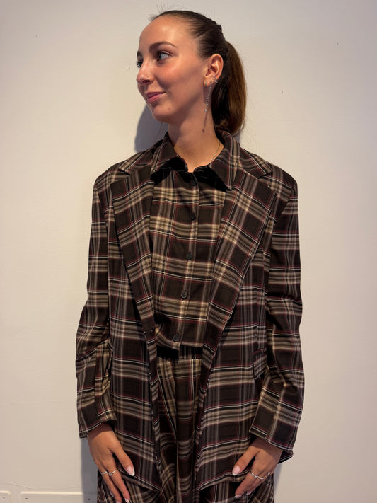 Giacca Tartan Testa di Moro - Motel