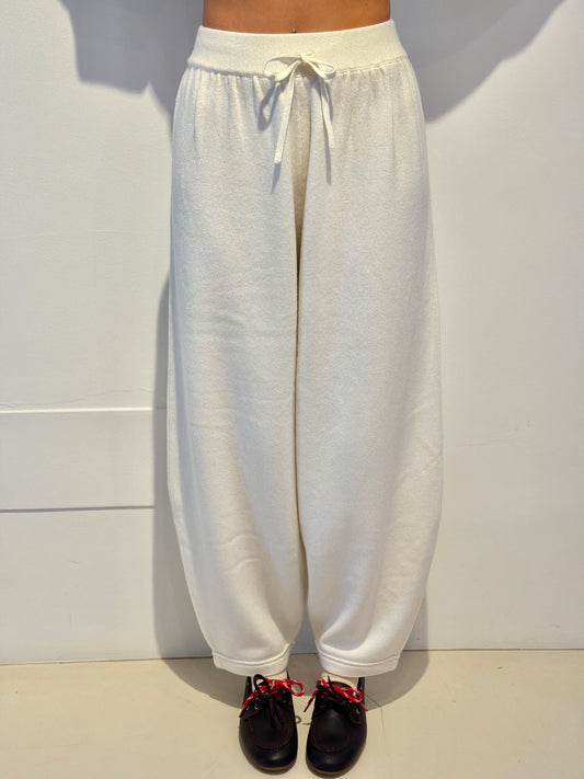 Pantalone in Maglia Panna - Eleh