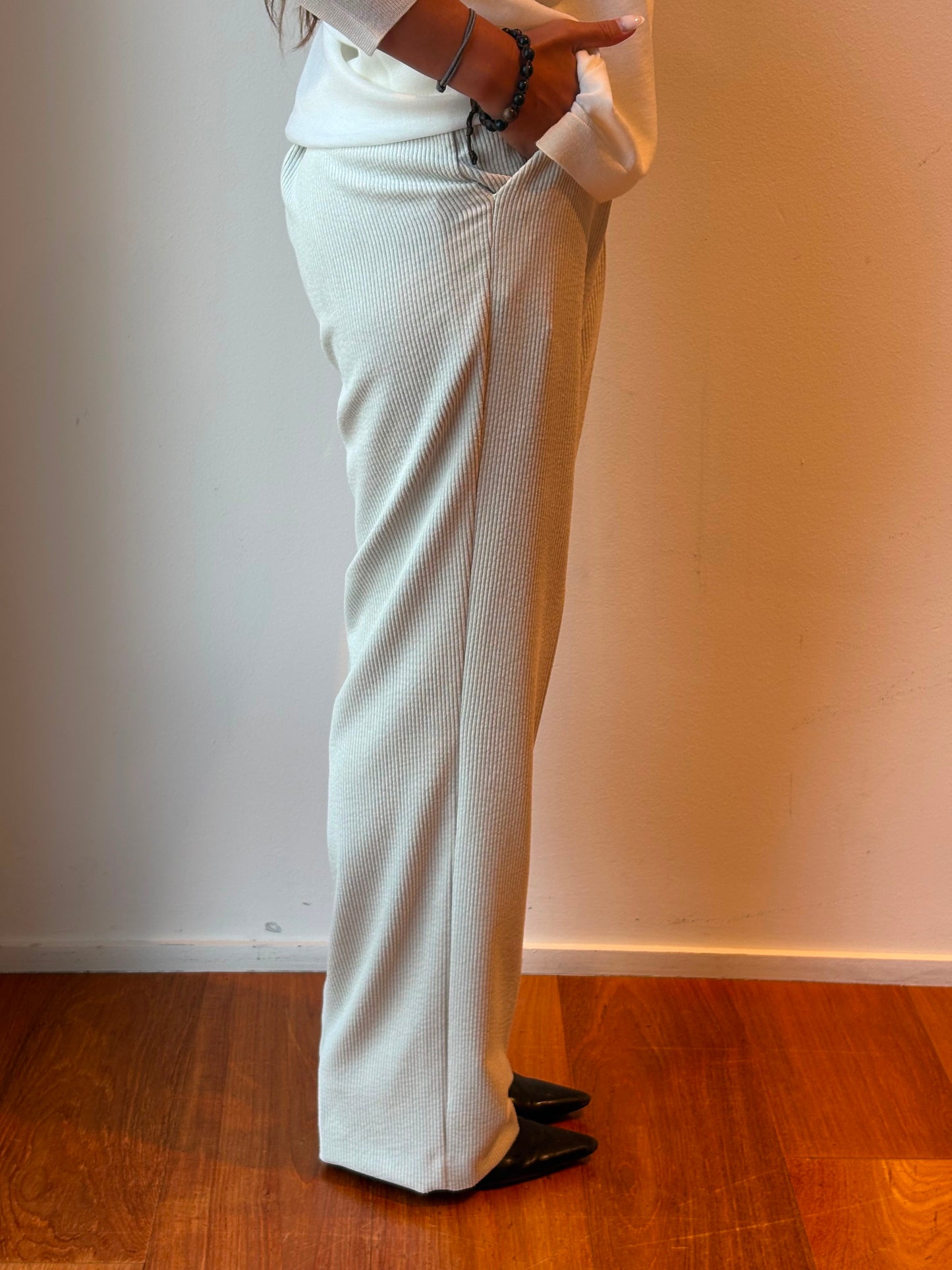 Pantalone Velluto Ecru - Skills Milano