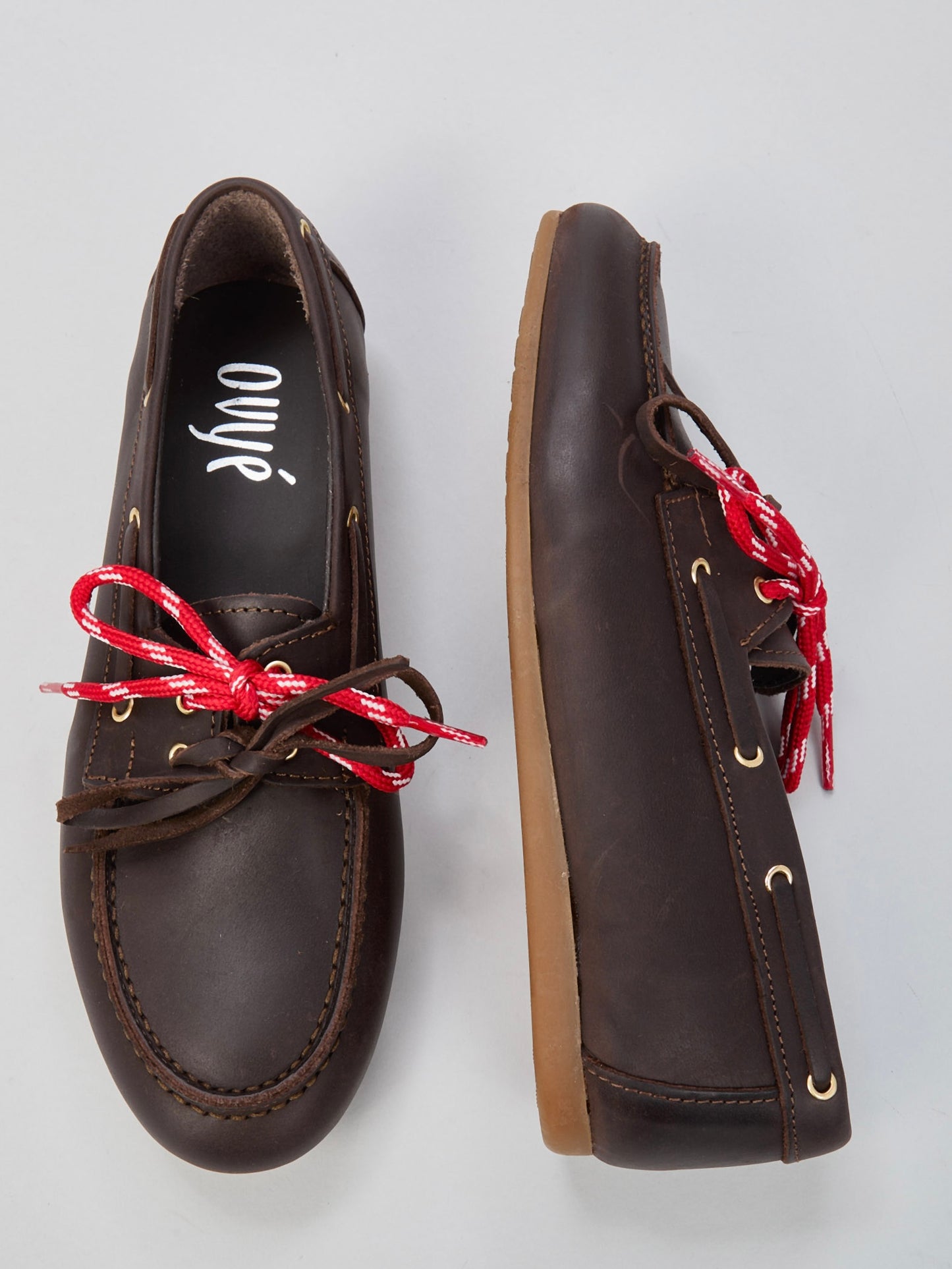 Mocassino In Pelle Modello Barca  - Ovyé