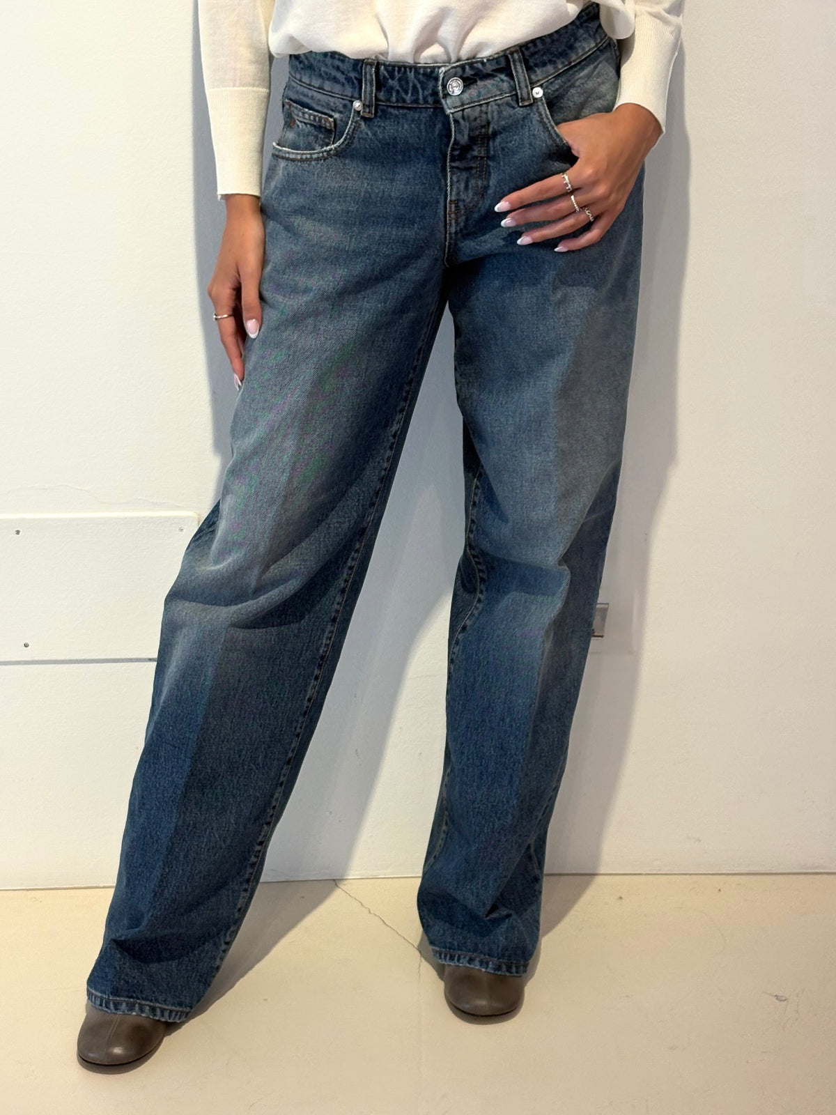 Jeans Regular Vita Bassa - Nine In The Morning