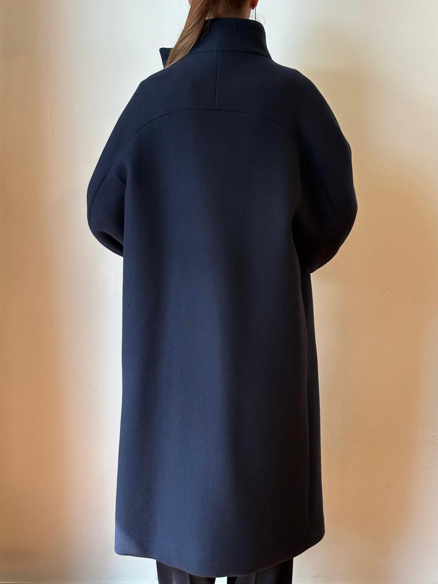 Cappotto Blu Scuro - Tela
