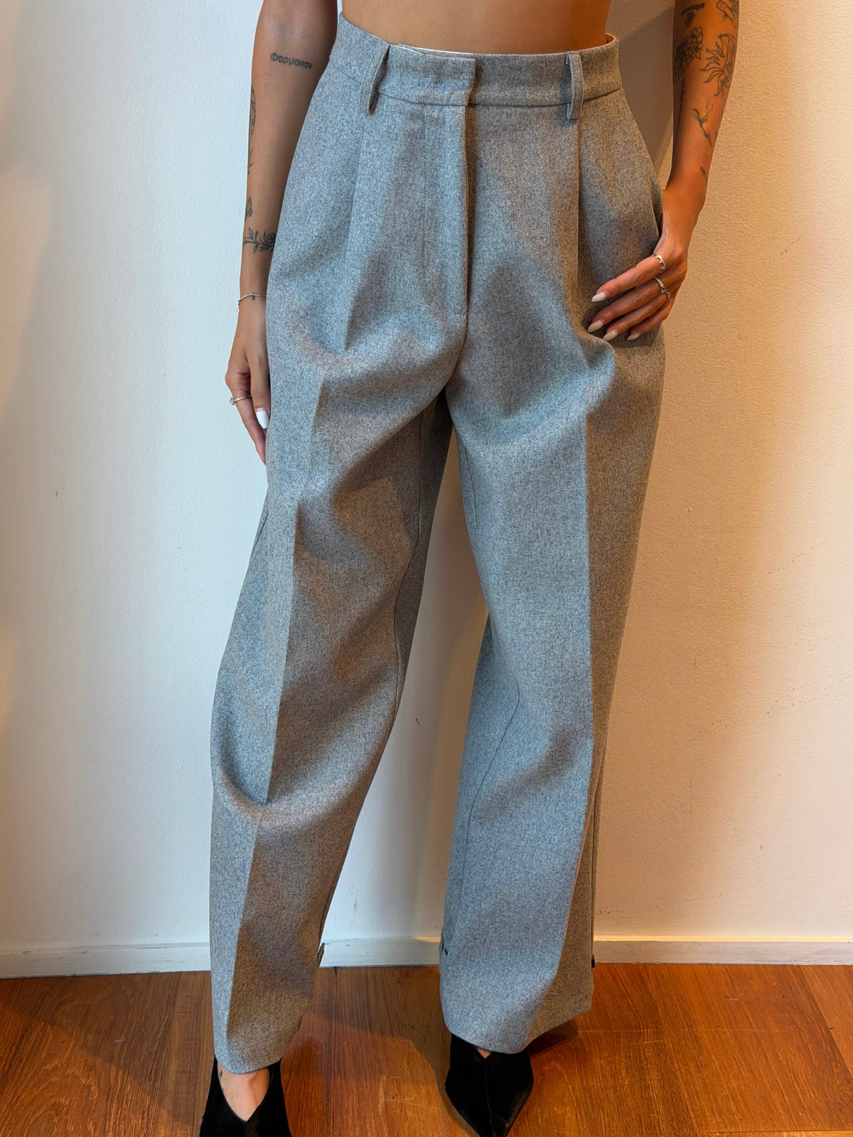 Pantalone Color Grafite - Su