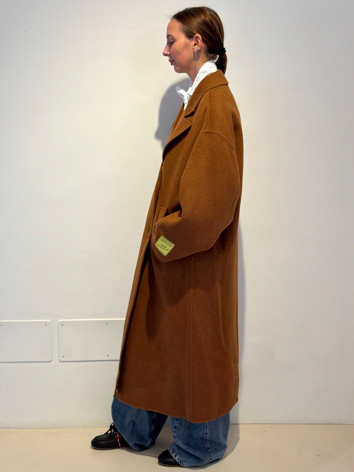 Cappotto Oversize Marrone - Essentiel Antwerp