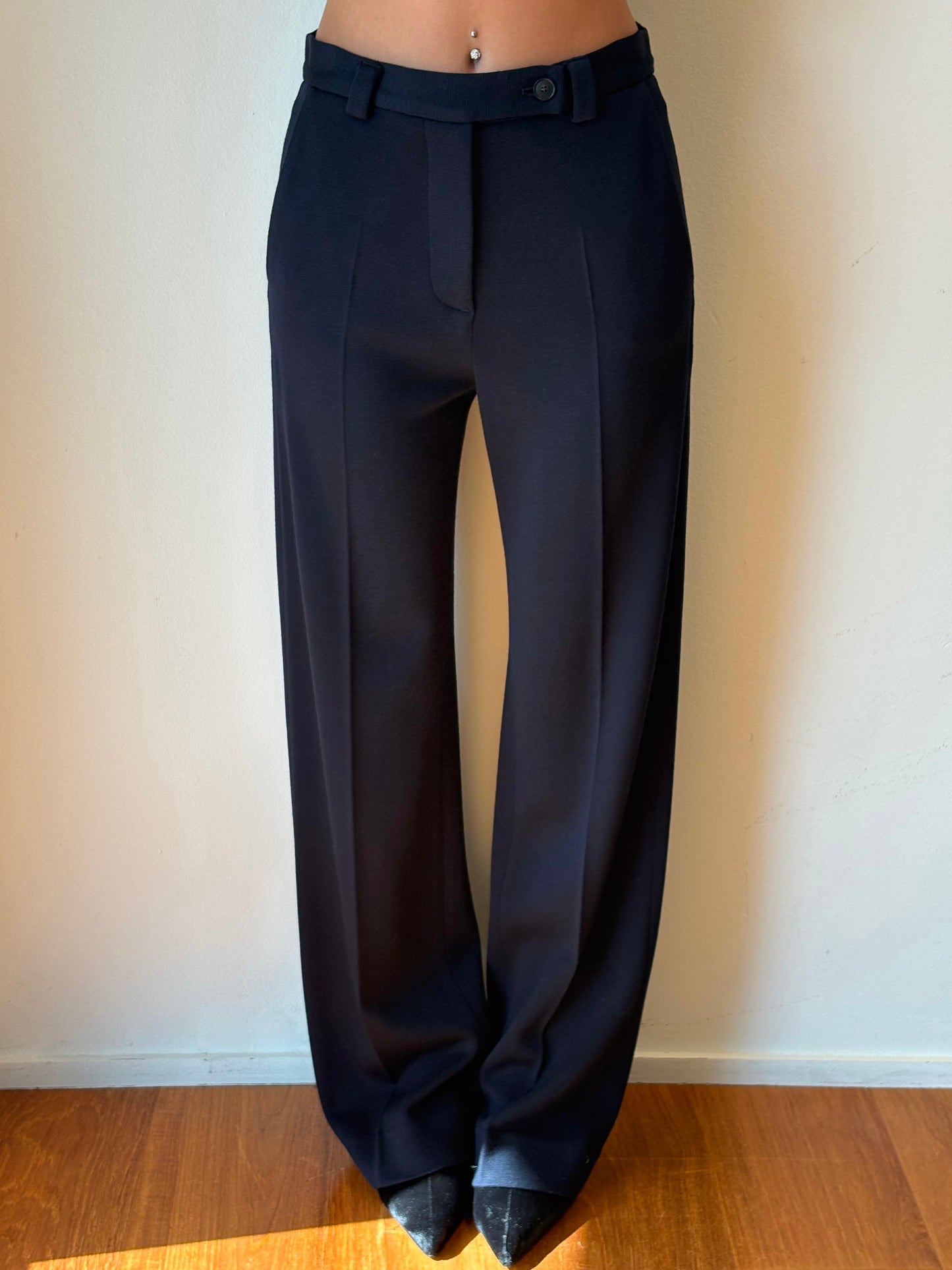 Pantalone Blu Scuro - Tela