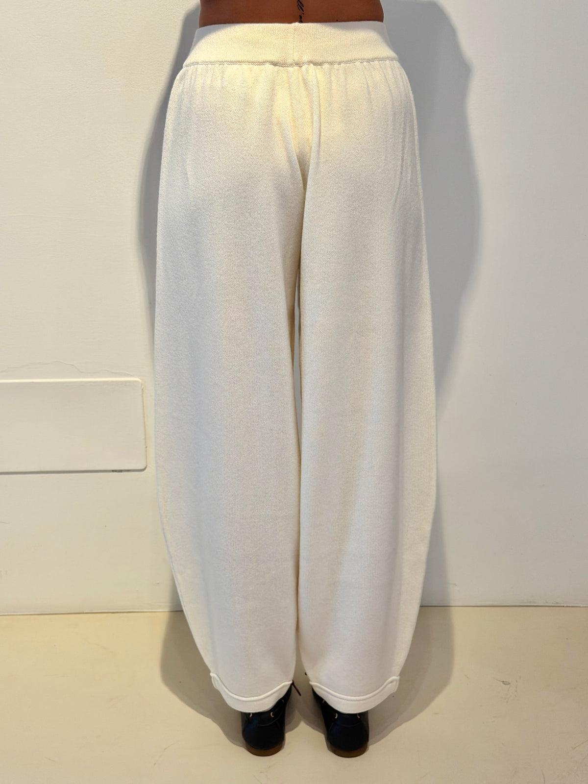 Pantalone in Maglia Panna - Eleh