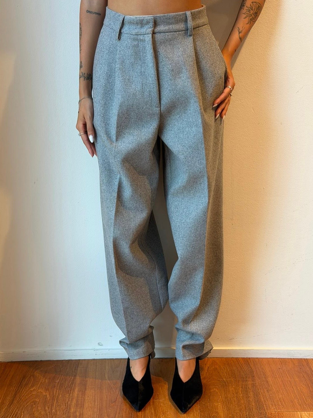 Pantalone Color Grafite - Su