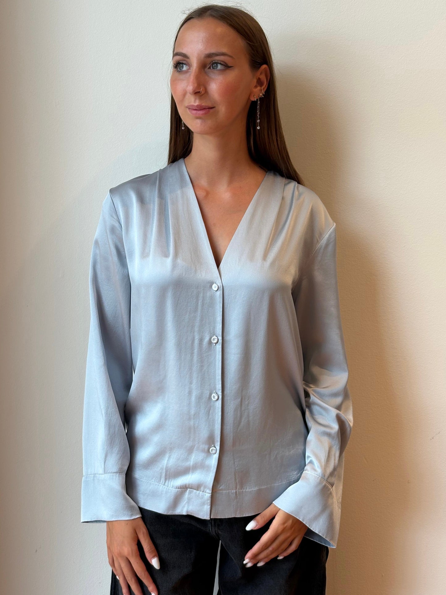 Camicia in Seta con Sciarpa - Forte Forte