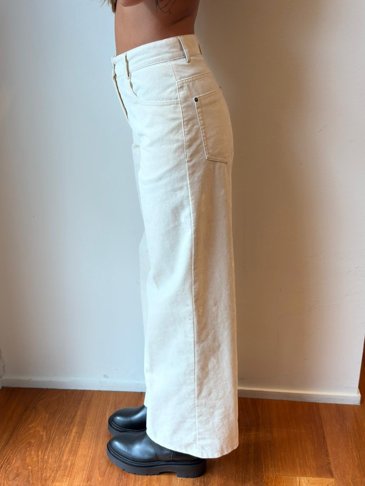 Pantalone Velluto Avorio - Forte Forte