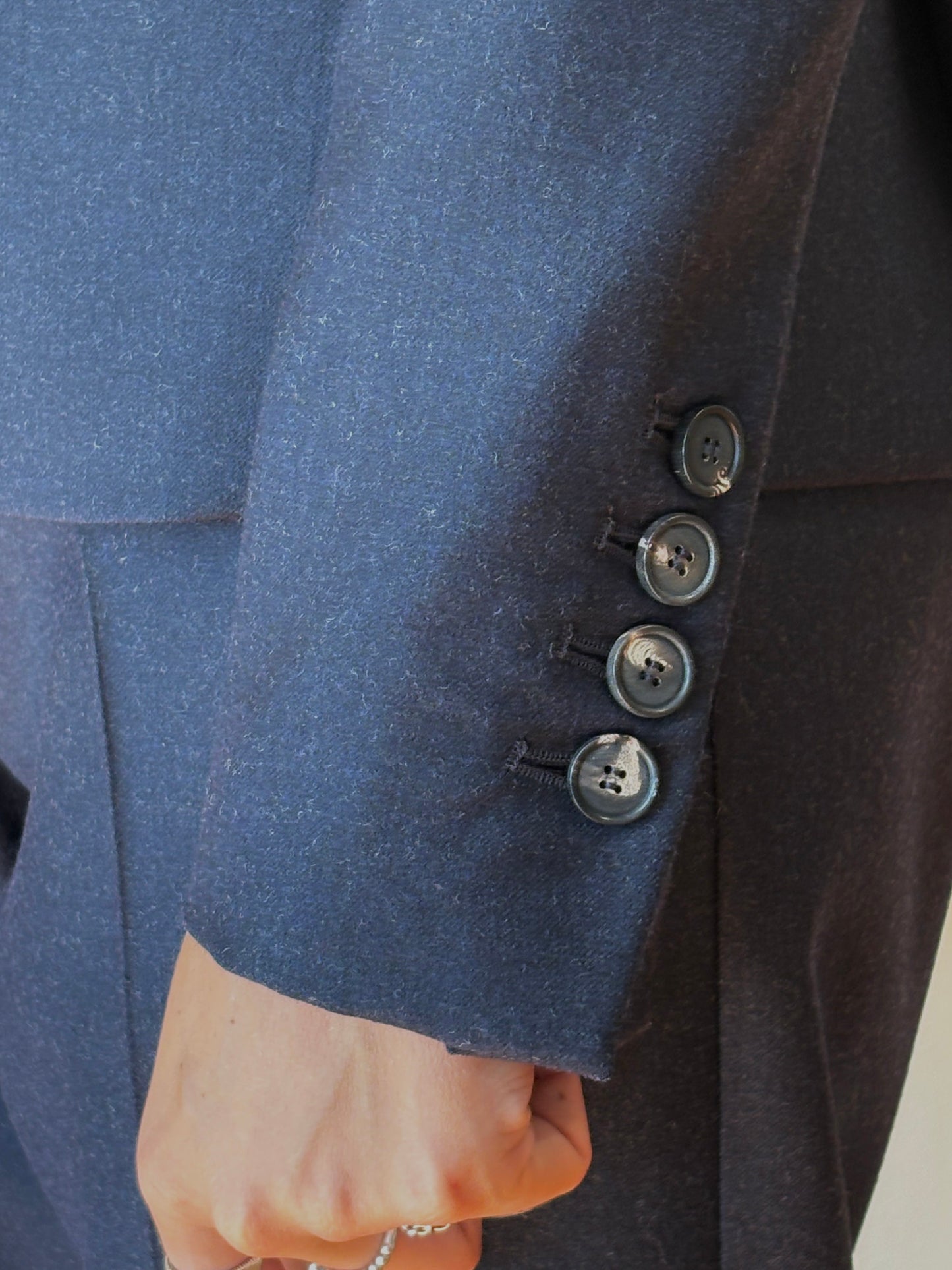 Giacca Blu Scuro - Tela