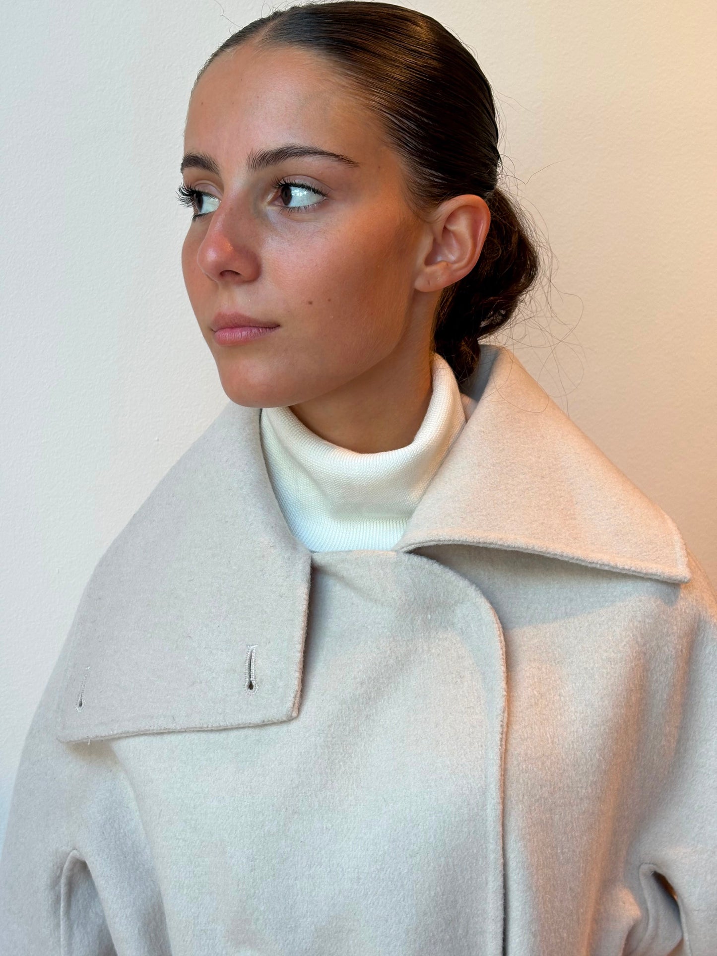 Cappotto Lungo Latte  - Skills Milano