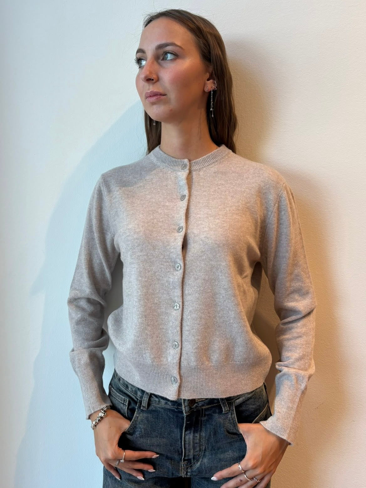 Cardigan in Lana Merino Ultrafine - In più colori - Daniele Fiesoli