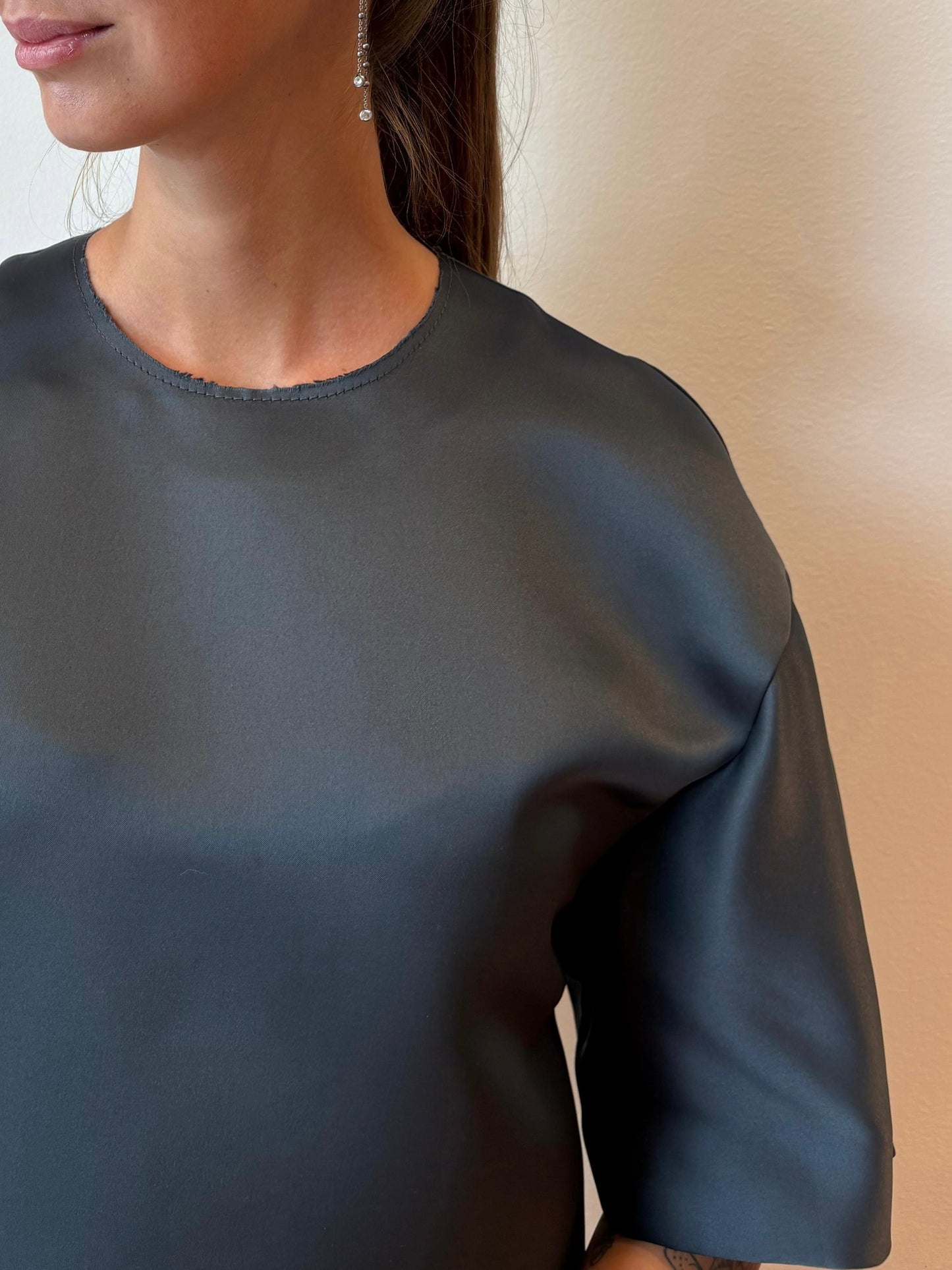 T-Shirt Grigia - Tela