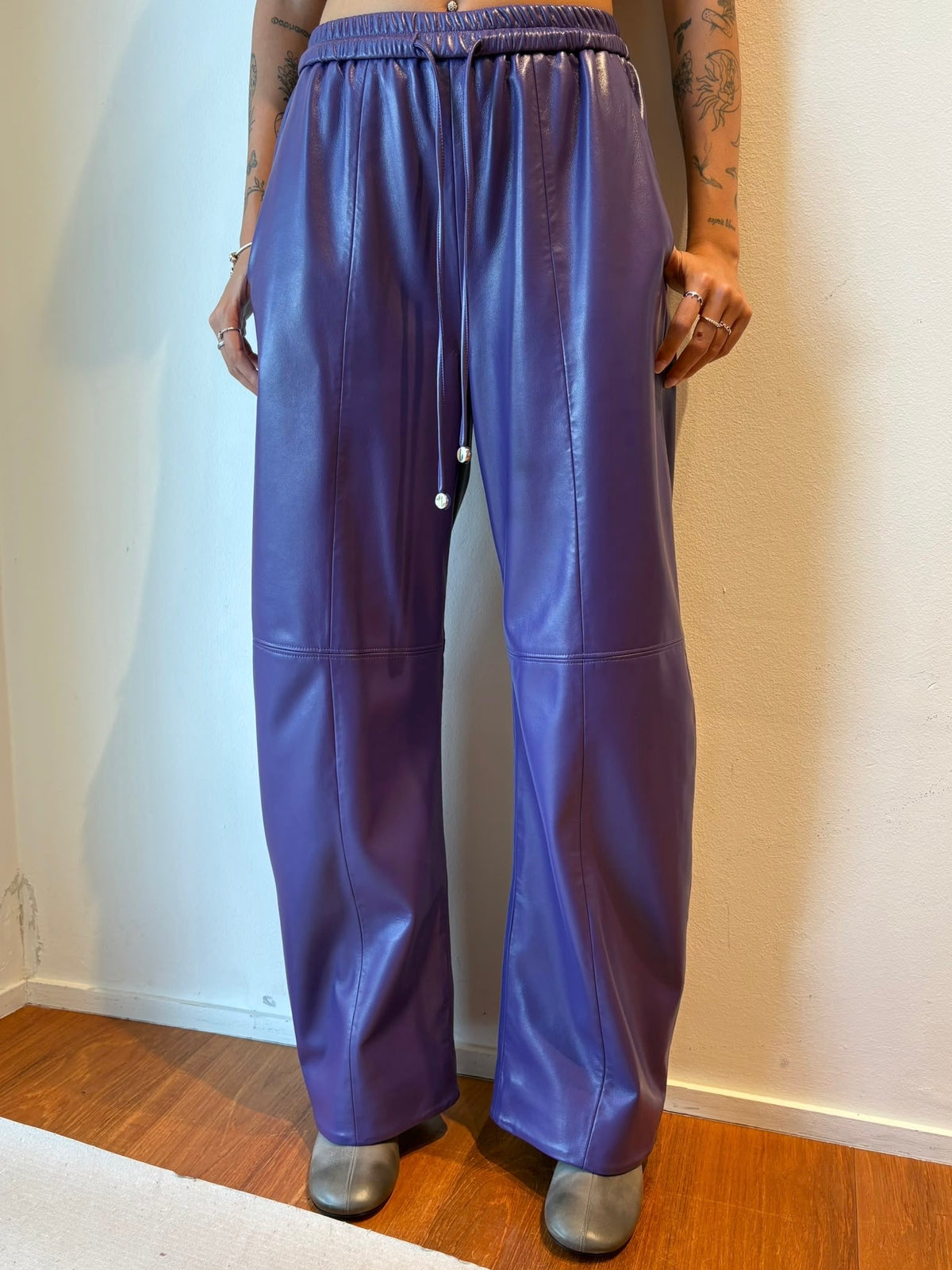 Pantalone in Similpelle In Più Colori - Isabelle Blanche