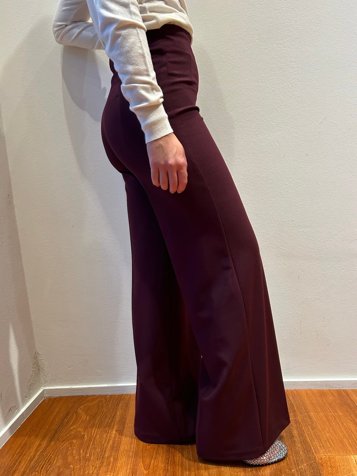 Pantalone a Gamba Dritta Bordeaux - Vicolo