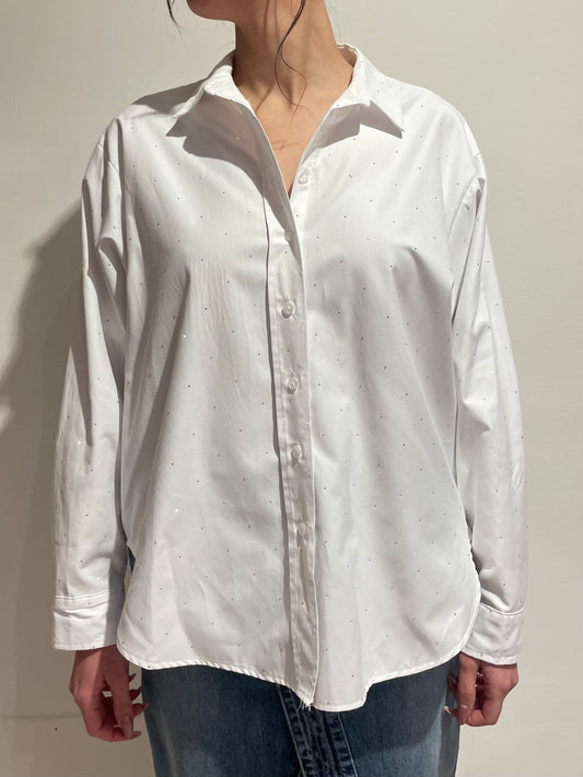 Camicia Bianca con Brillantini - Motel