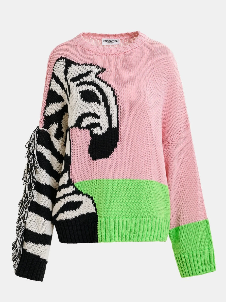 Maglione con Stampa Zebra - Essentiel Antwerp