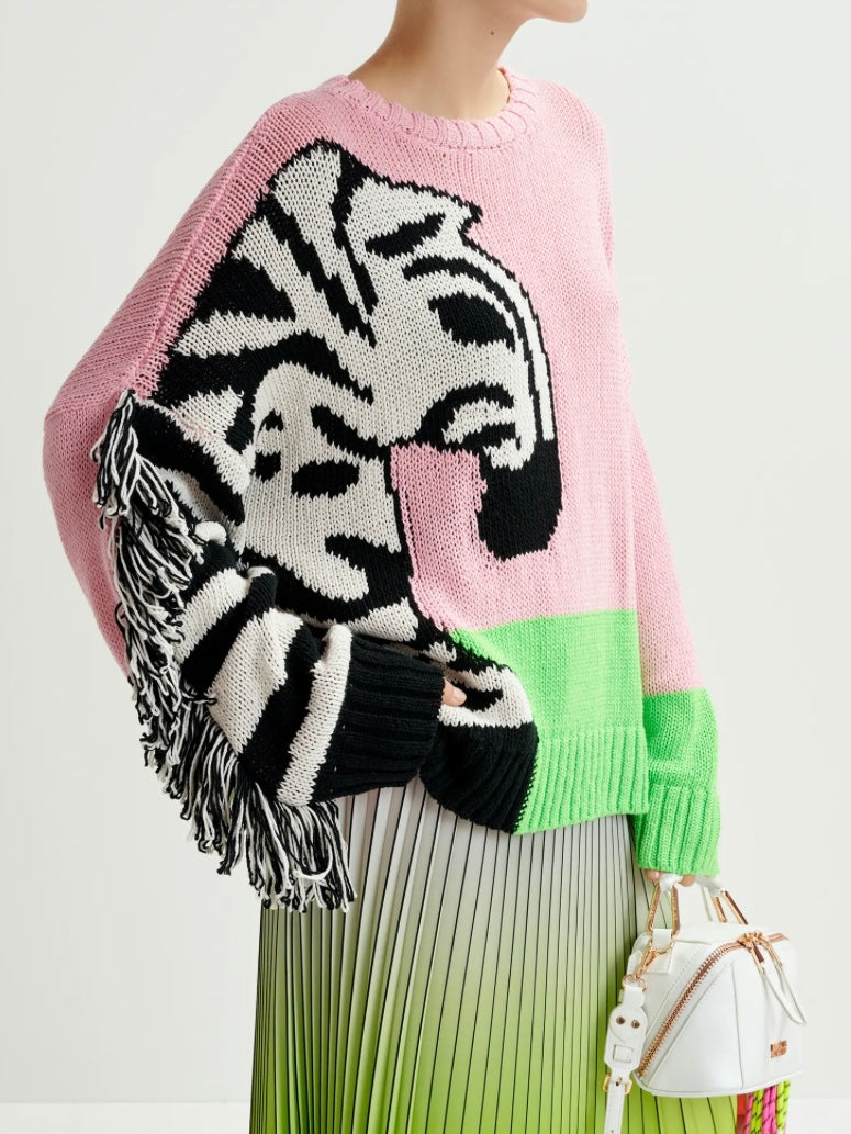 Maglione con Stampa Zebra - Essentiel Antwerp