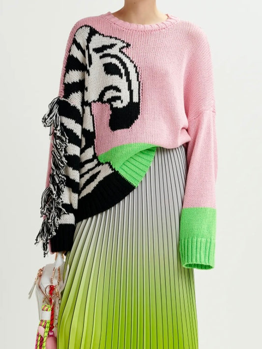 Maglione con Stampa Zebra - Essentiel Antwerp