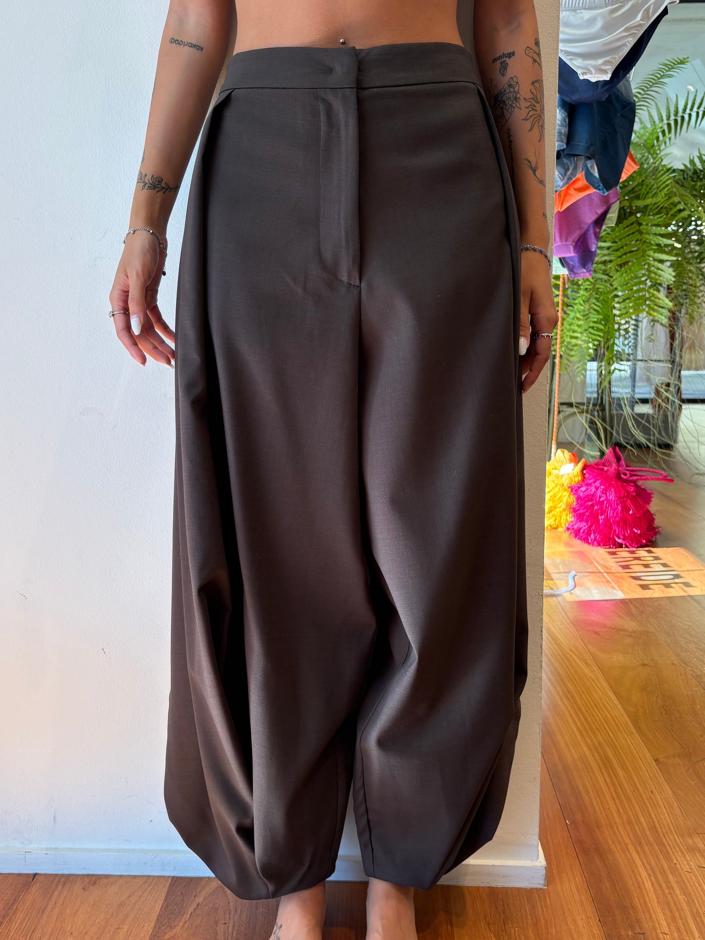 Pantalone Sartoriale Cioccolato - Su