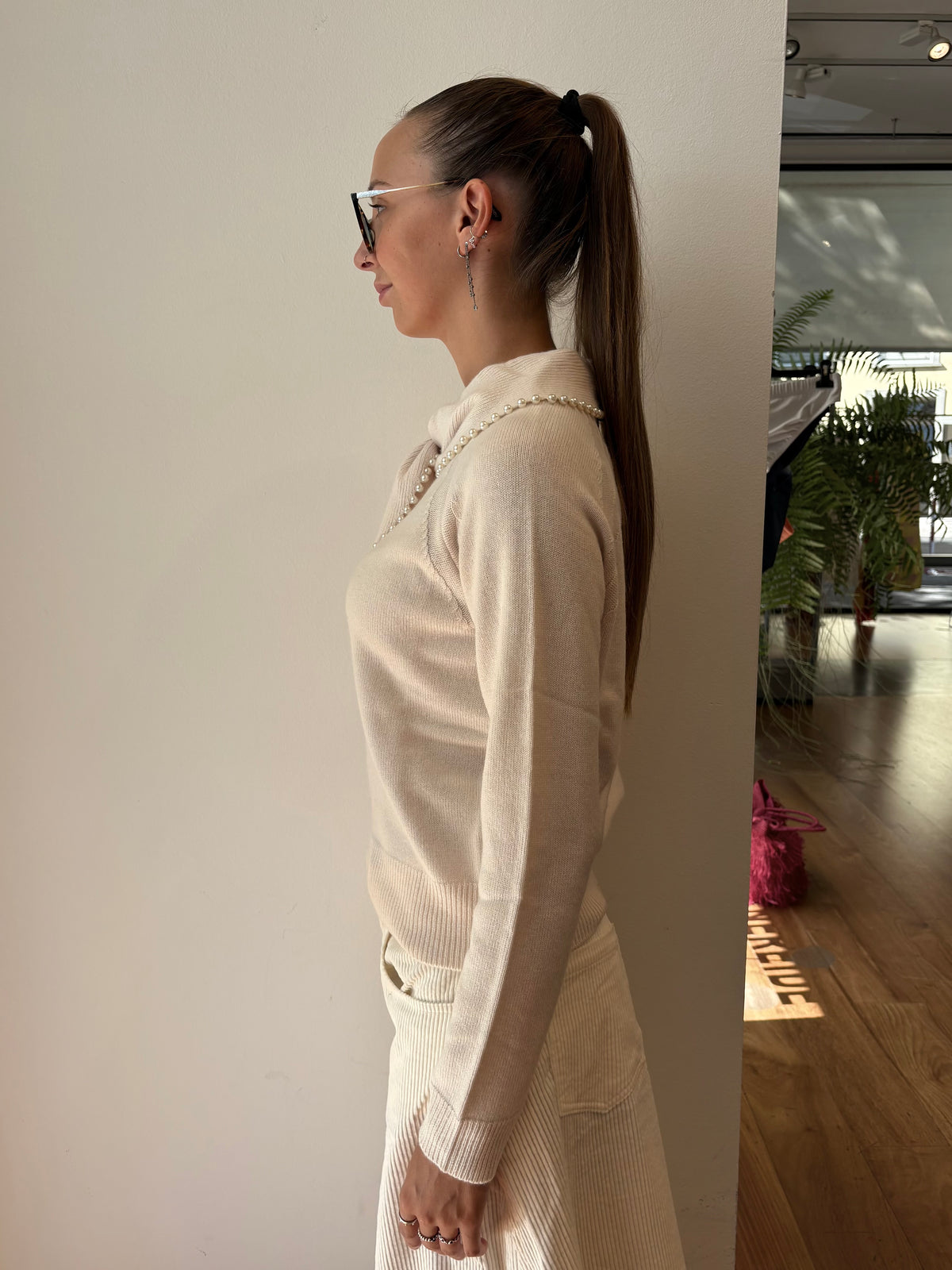 Maglione Lana e Cashmere con Fiocco - In Più Colori - Essentiel Antwerp