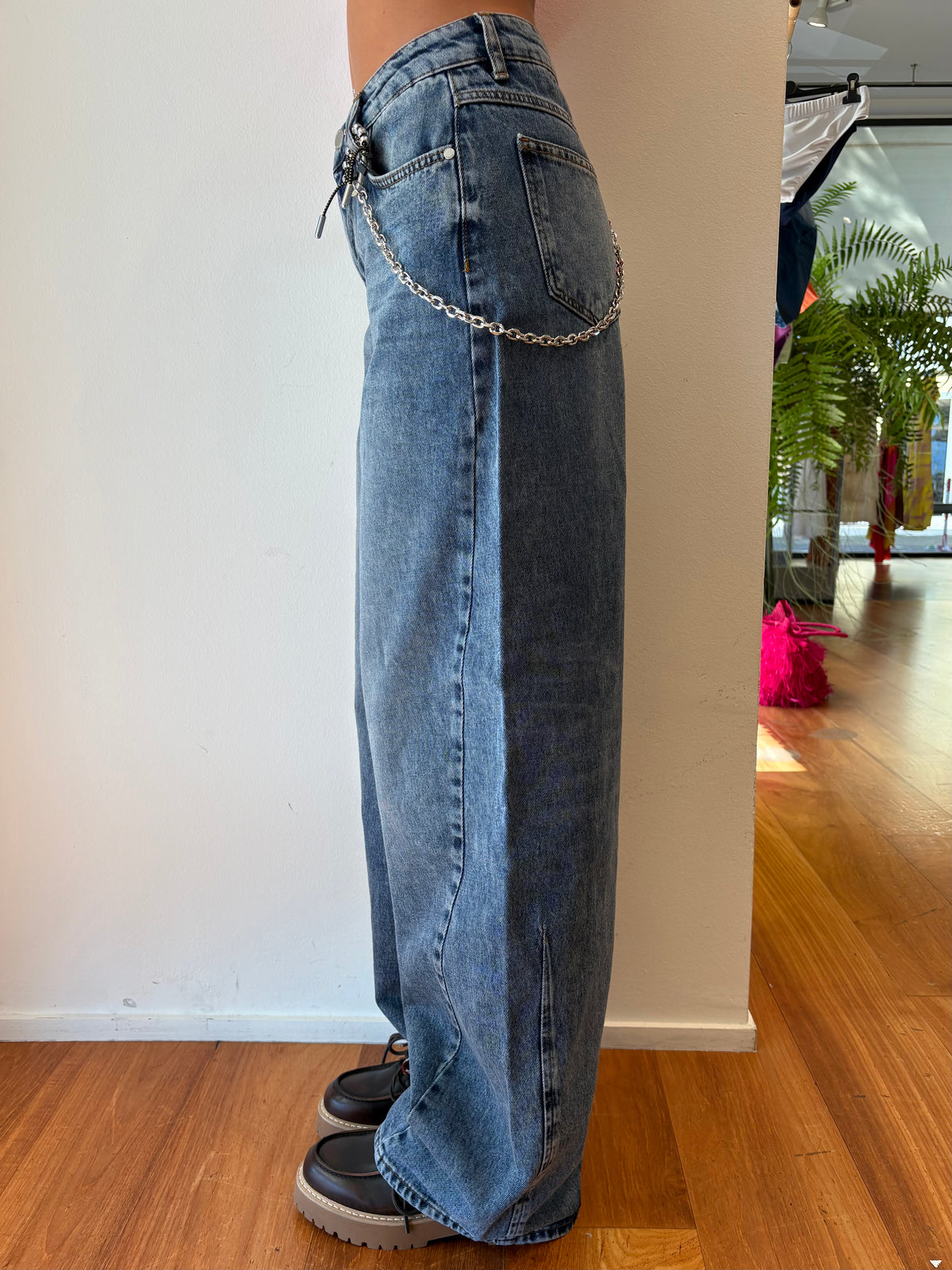 Jeans Blu in Cotone Gamba Dritta - Essentiel Antwerp