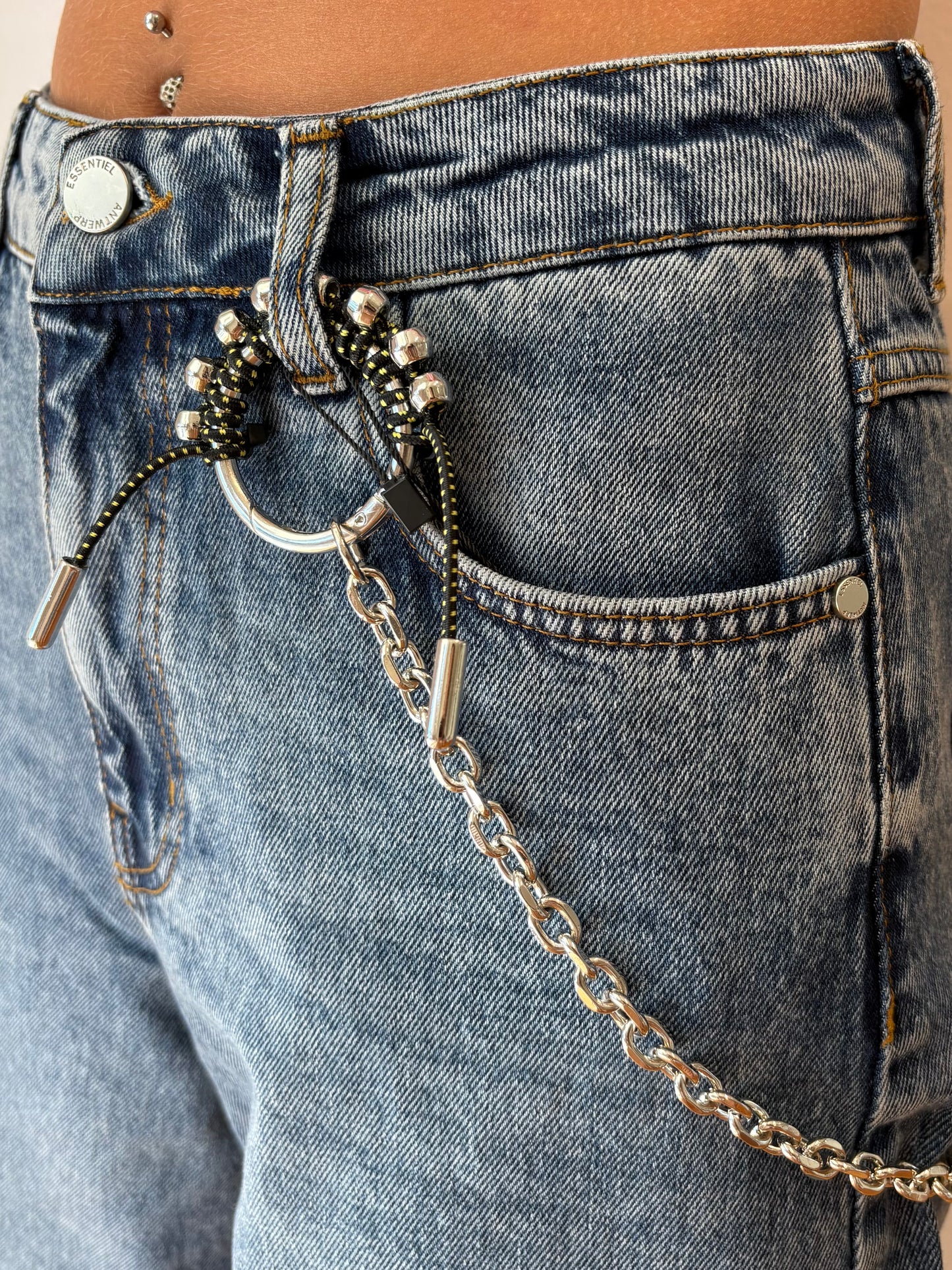 Jeans Blu in Cotone Gamba Dritta - Essentiel Antwerp