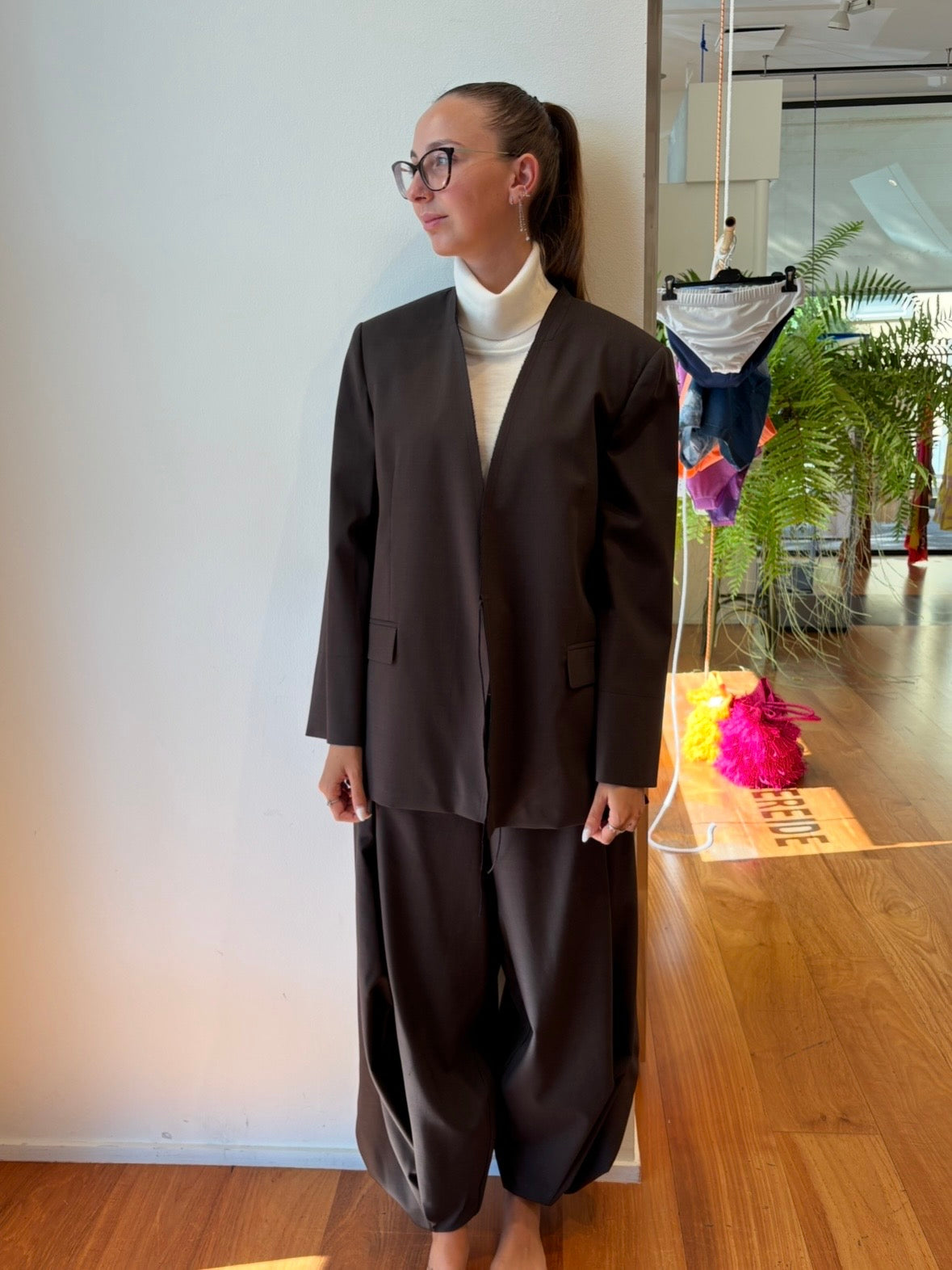 Pantalone Sartoriale Cioccolato - Su