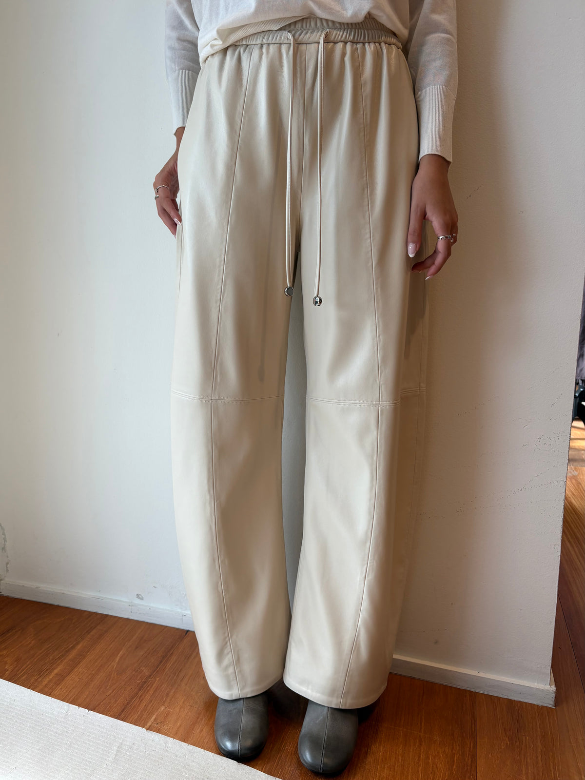 Pantalone in Similpelle In Più Colori - Isabelle Blanche