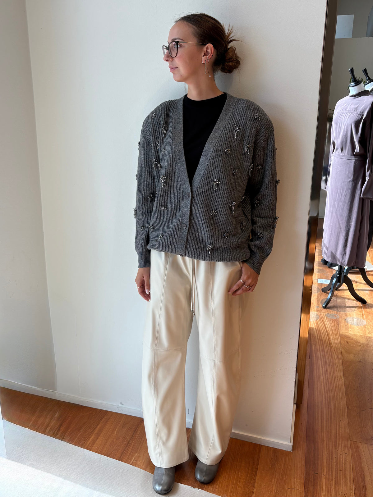 Cardigan con Ricami Gioiello - Isabelle Blanche