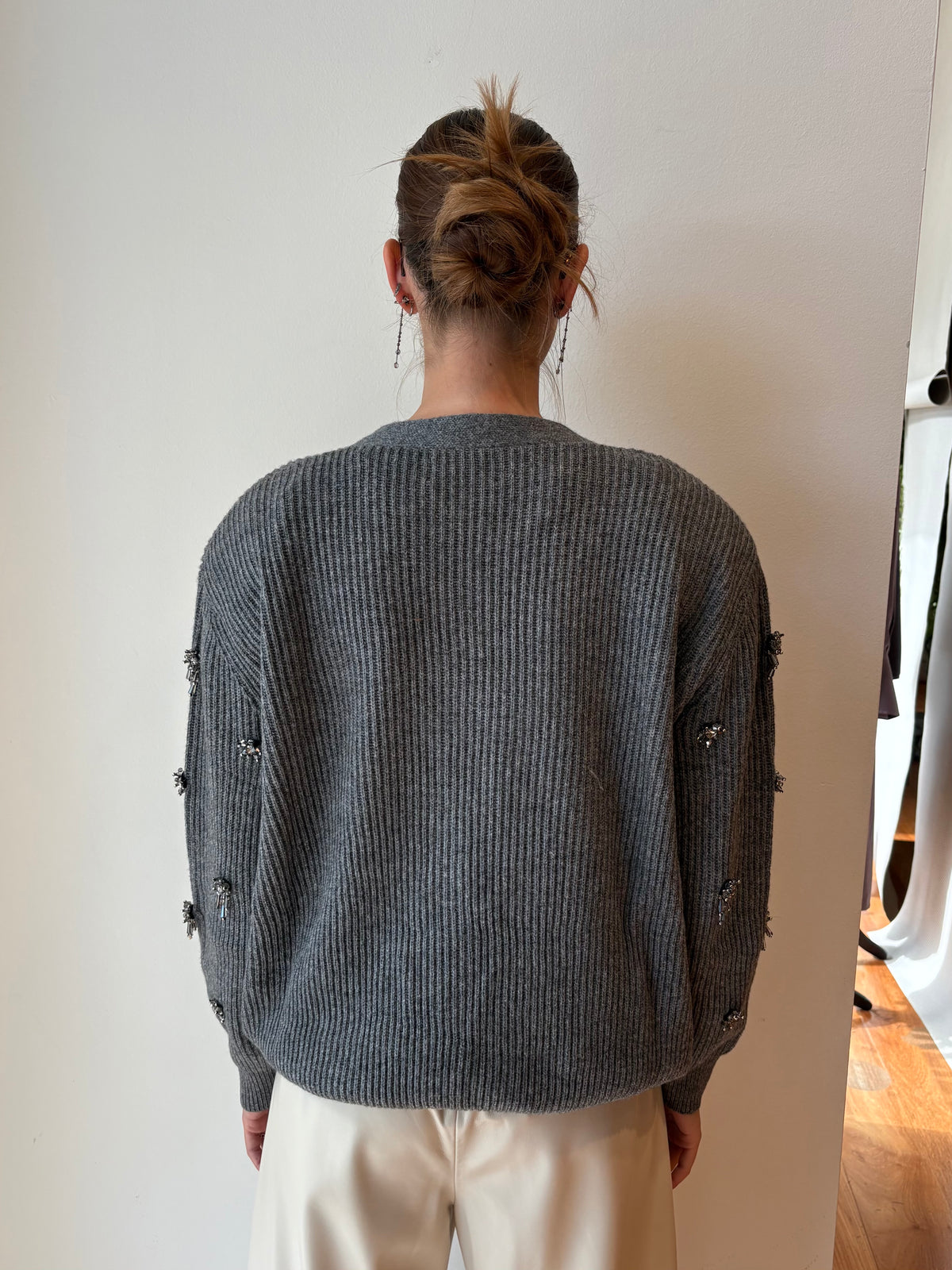 Cardigan con Ricami Gioiello - Isabelle Blanche