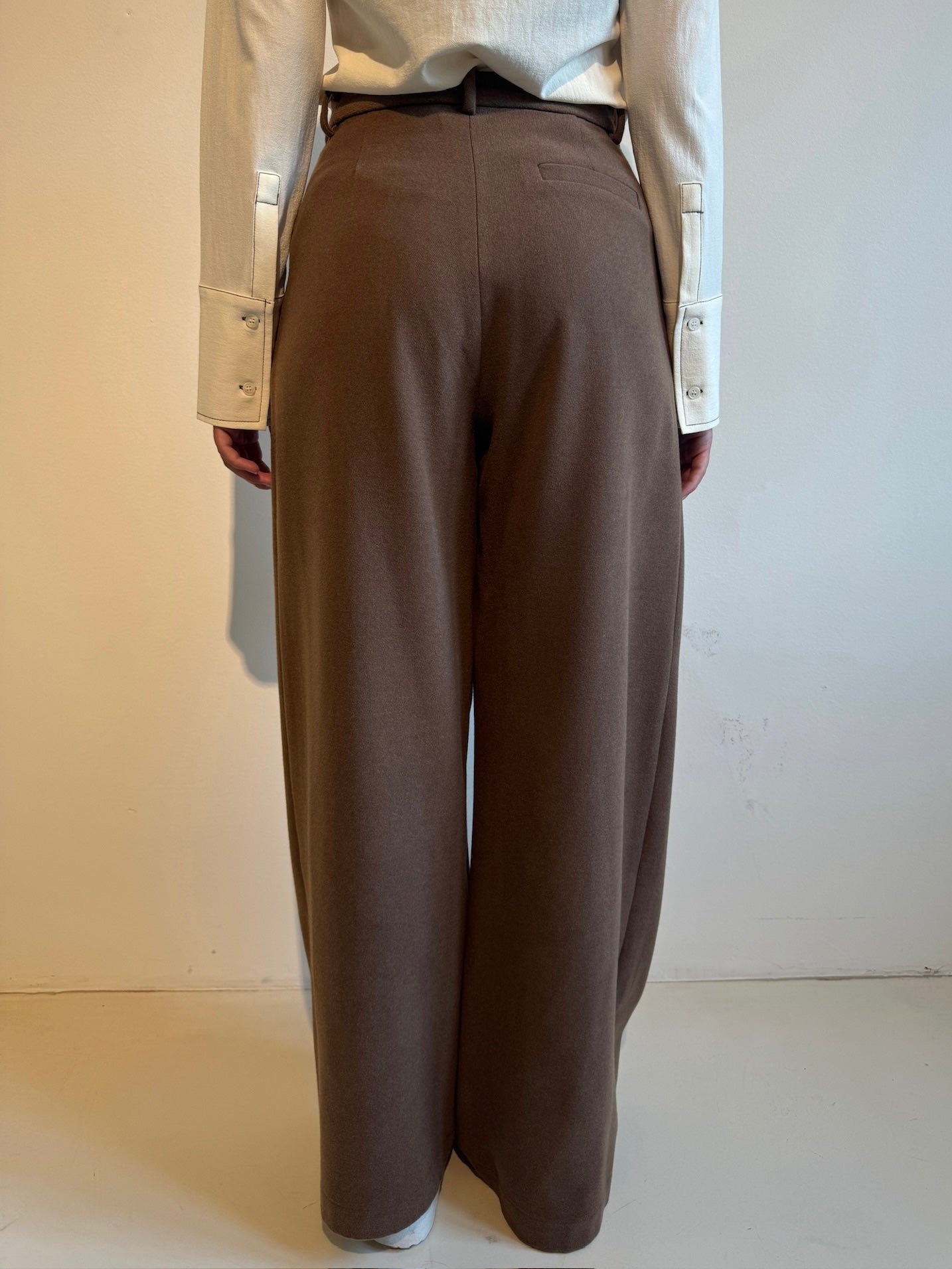 Pantalone Largo Marrone - Eleh