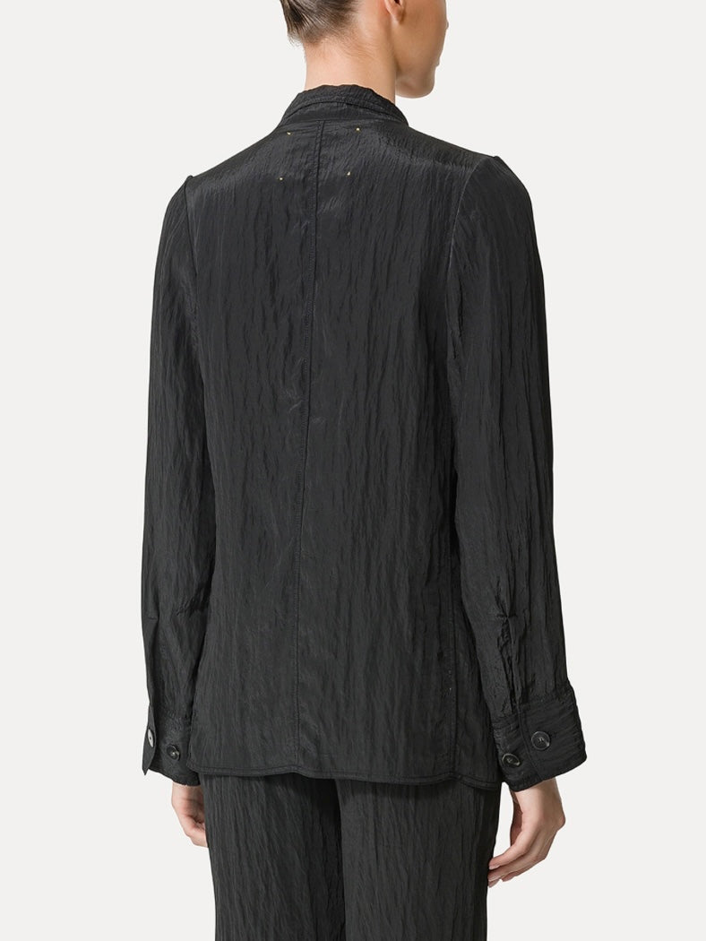 Giacca in Satin Nera - Forte Forte
