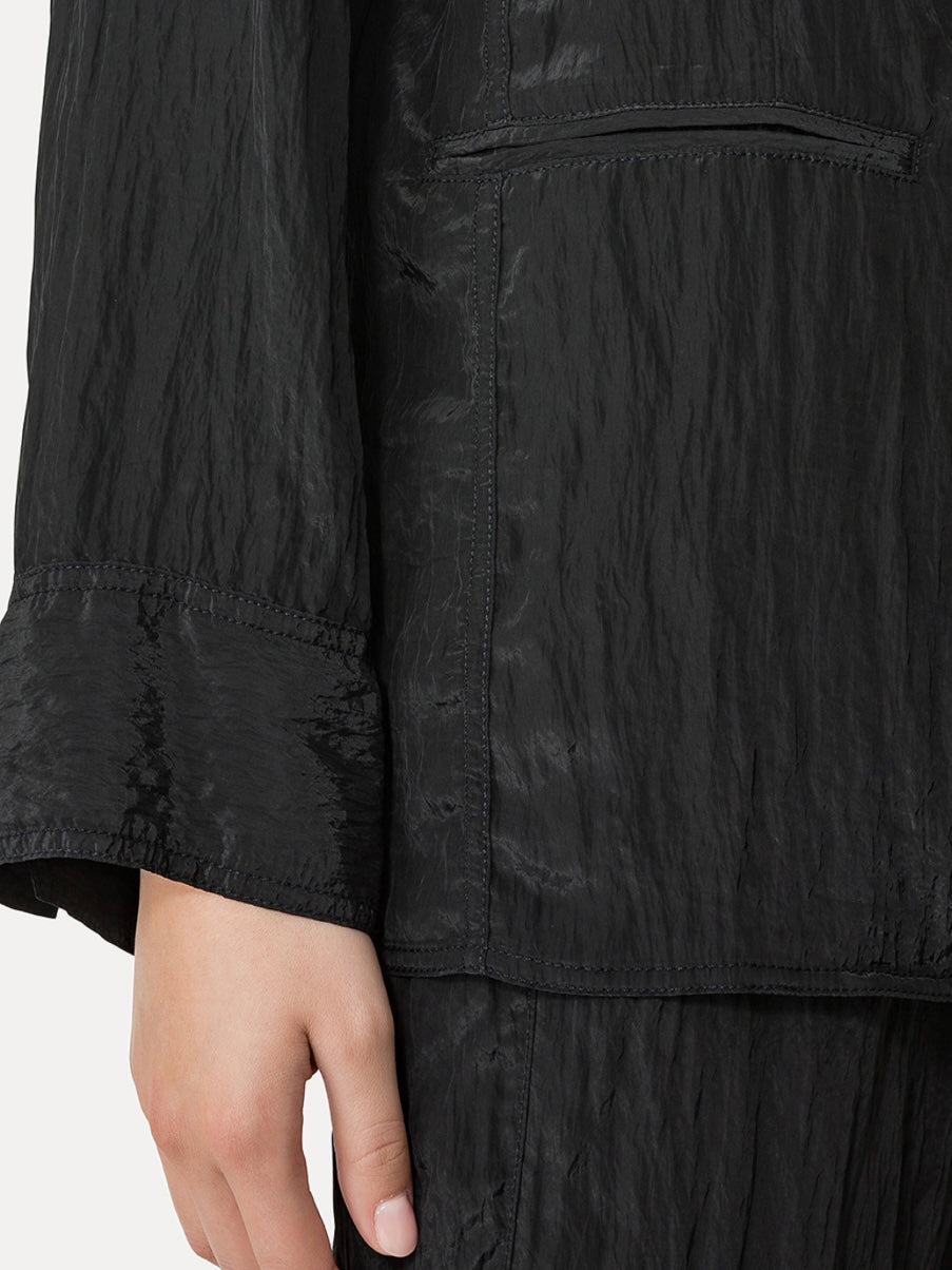Giacca in Satin Nera - Forte Forte