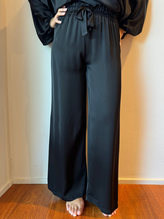 Pantalone Nero con Fiocco - Motel