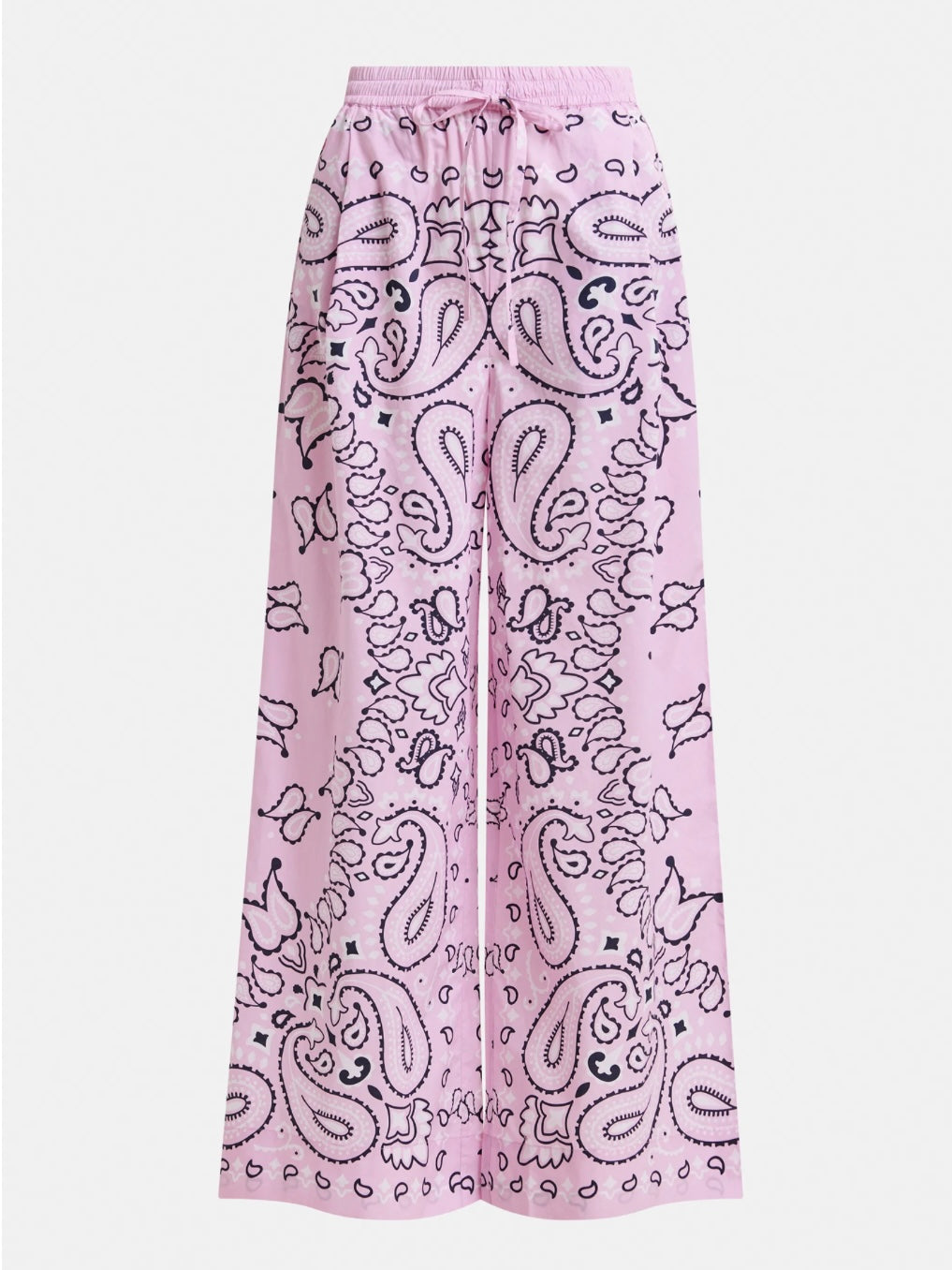 Pantaloni Lilla con Stampa Bandana - Essentiel Antwerp