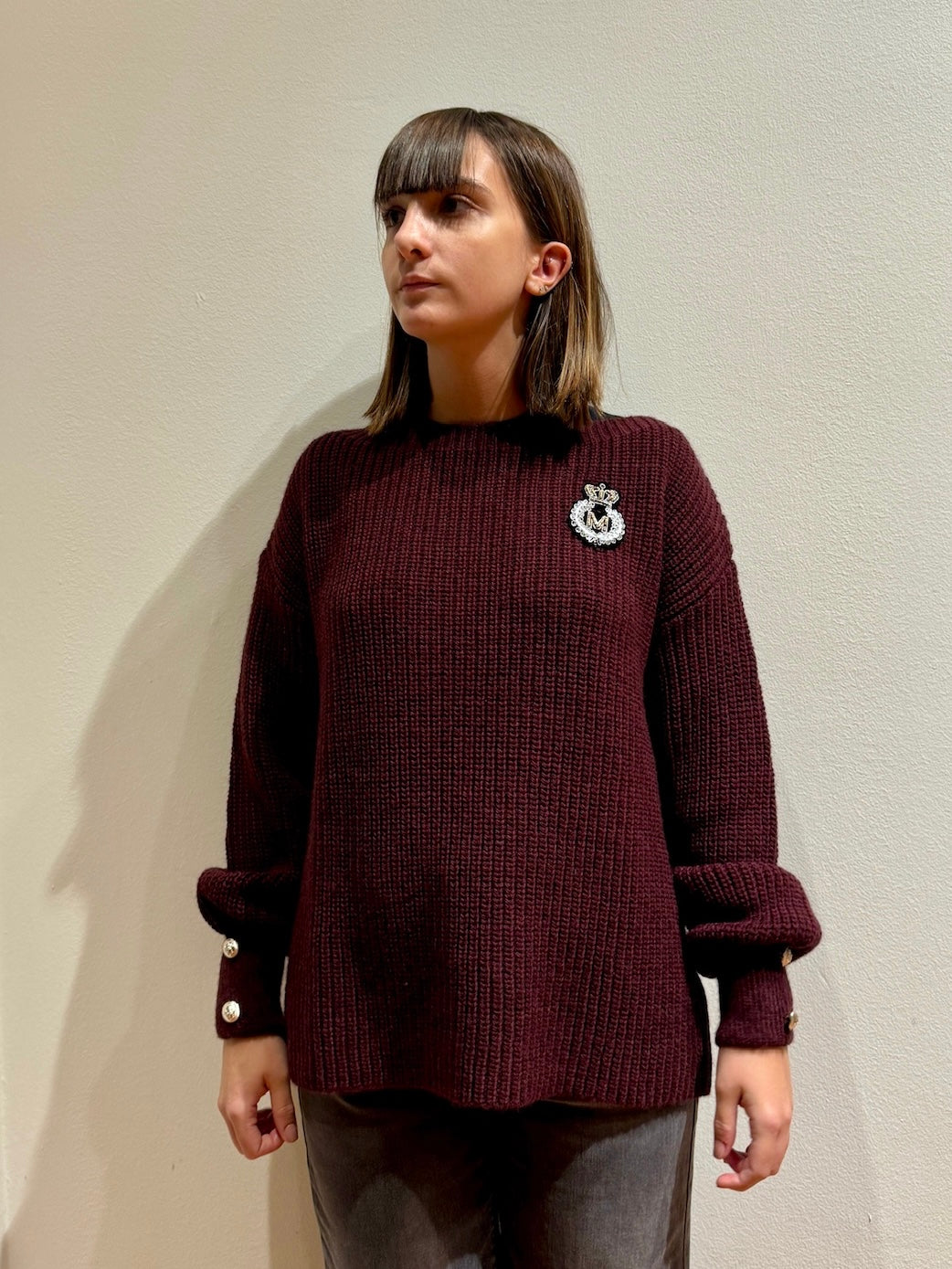 Maglione Rosso Bordeaux - Motel