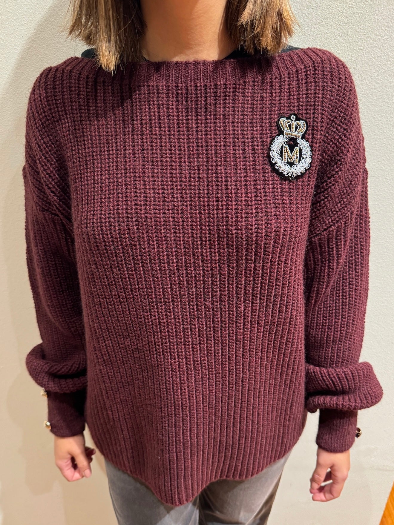 Maglione Rosso Bordeaux - Motel