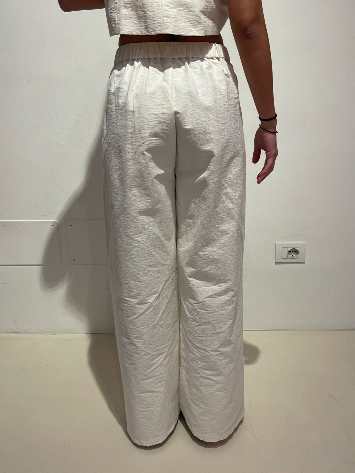 Pantalone Dritto Crema - Eleh